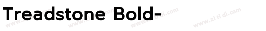 Treadstone Bold字体转换